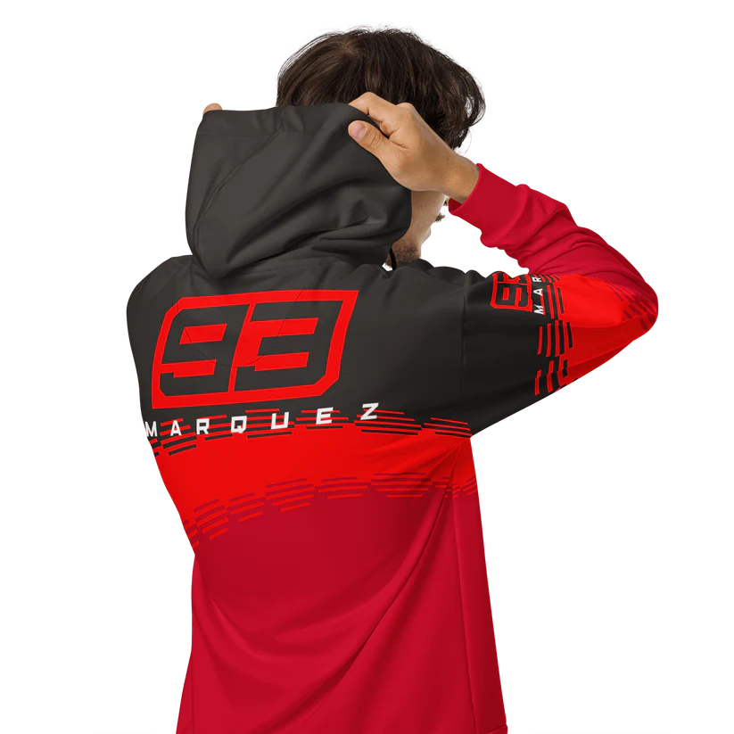 Ducati Lenovo Team x Marc Márquez 3D Apparel Tshirt Hoodie - Image 7