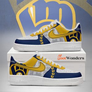 Milwaukee Brewers - MLB World Series AF1 Shoes