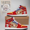 One Piece Wanted Luffy Red J1 shoes