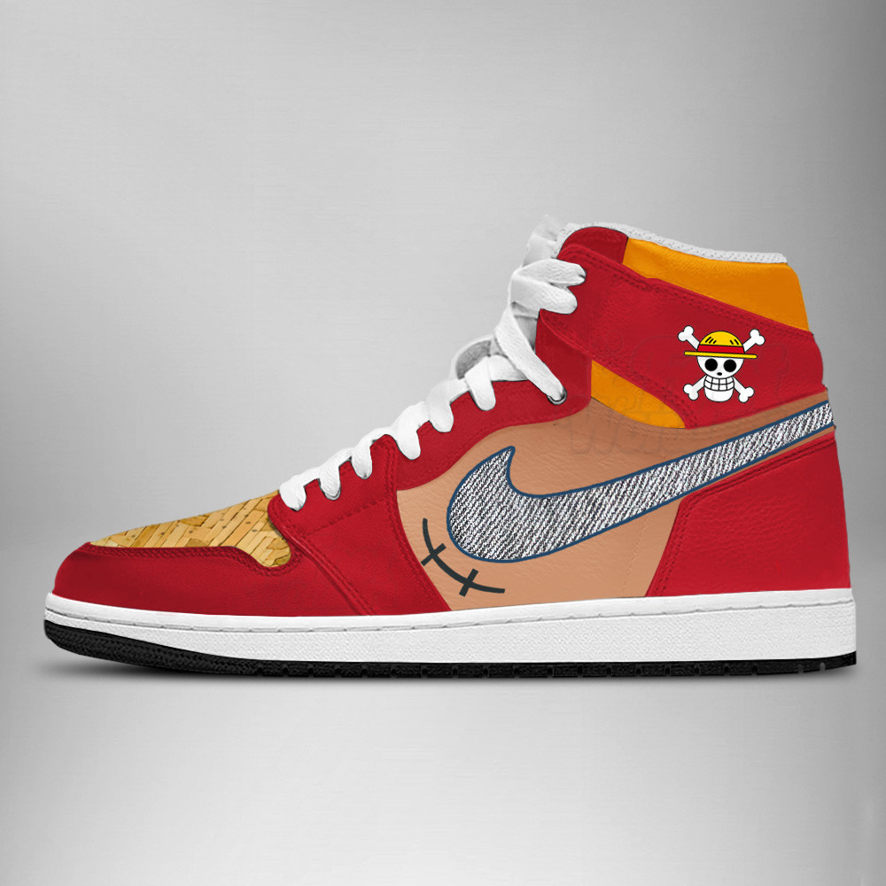 Red Luffy - One Piece J1 Shoes - Image 2