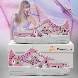 The Eras Tour - Pink V2 0 - Taylor Swift AF1 Shoes