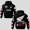 Racing Fashion Fox Racing x Honda Racing Printed Fleece-lined Unisex Hoodie