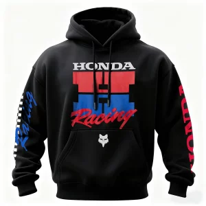 Honda RC x Fox Printed Fleece-lined Unisex Hoodie