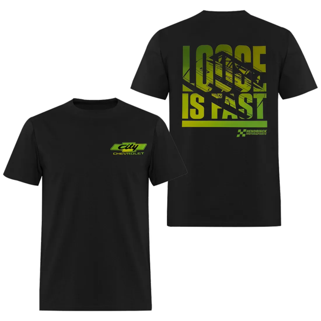 City Chevrolet Loose Is Fast Printed Fleece-lined Unisex Hoodie - Image 2