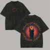 The Lord of the Rings Evil Eye Printed Unisex Washed T-Shirt