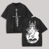 The Lord of the Rings Printed Unisex Washed T-Shirt