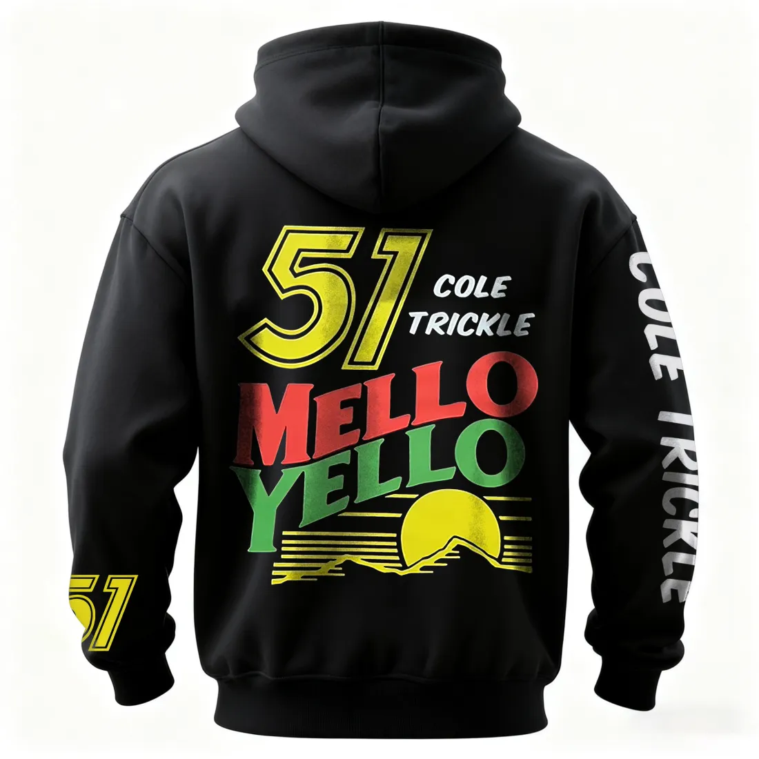 Days of Thunder Cole Trickle Printed Fleece-lined Unisex Hoodie