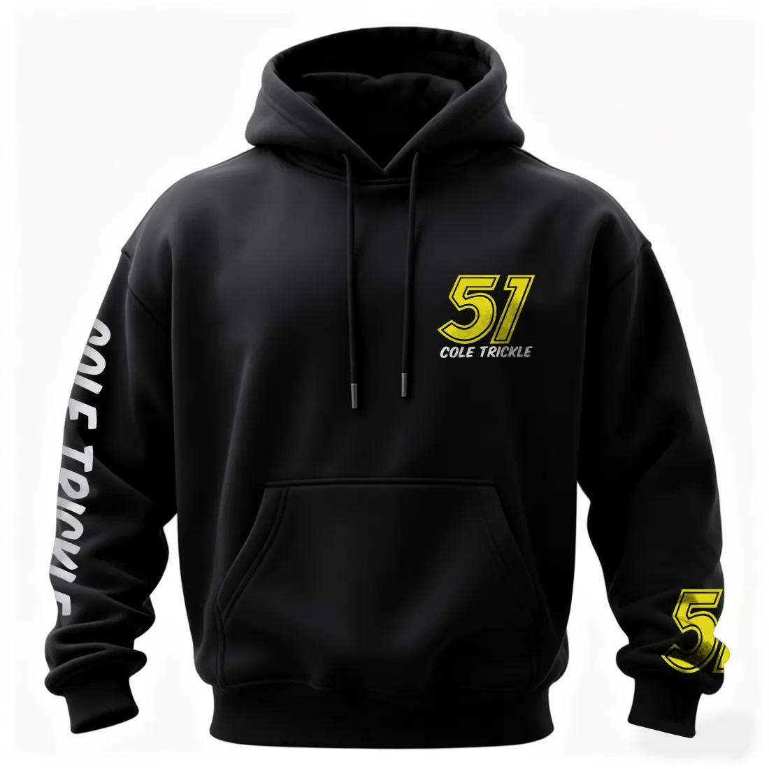 Days of Thunder Cole Trickle Printed Fleece-lined Unisex Hoodie - Image 2