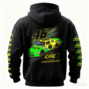 City Chevrolet Cole Trickle Printed Fleece-lined Unisex Hoodie