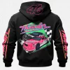 City Chevrolet Days of Thunder Cole Trickle Printed Zippered Hooded Fleece Cardigan