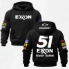 Days of Thunder Rowdy Burns 51 Exxon Printed Fleece-lined Unisex Hoodie