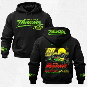 Days of Thunder Aidan Raymont Raymont Racing Printed Fleece-lined Unisex Hoodie
