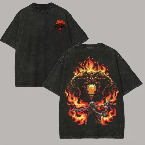 The Lord of the Rings Printed Unisex Washed T-Shirt