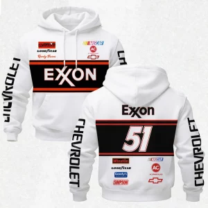 Days of thunder Rowdy Burns 51 Exxon Chevrolet Printed Fleece-lined Unisex Hoodie