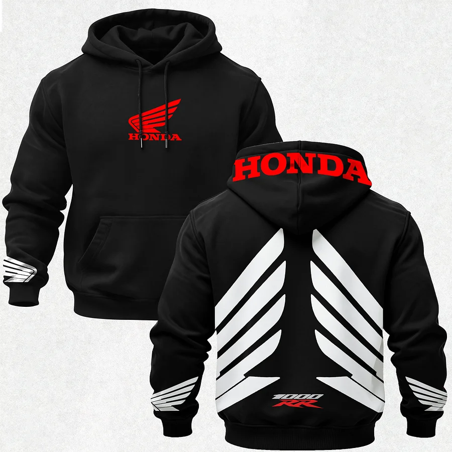 Racing Fashion Honda RR1000 Printed Fleece-lined Unisex Hoodie