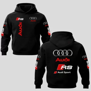 Racing Fashion Audi RS Printed Fleece-lined Unisex Hoodie
