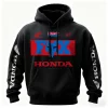 Racing Fashion Honda x Fox Printed Fleece-lined Unisex Hoodie