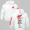 Honda Racing Printed Fleece-lined Unisex Hoodie