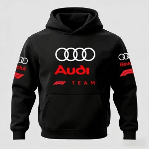 Racing Fashion Audi F1 Team 2026 Printed Fleece-lined Unisex Hoodie